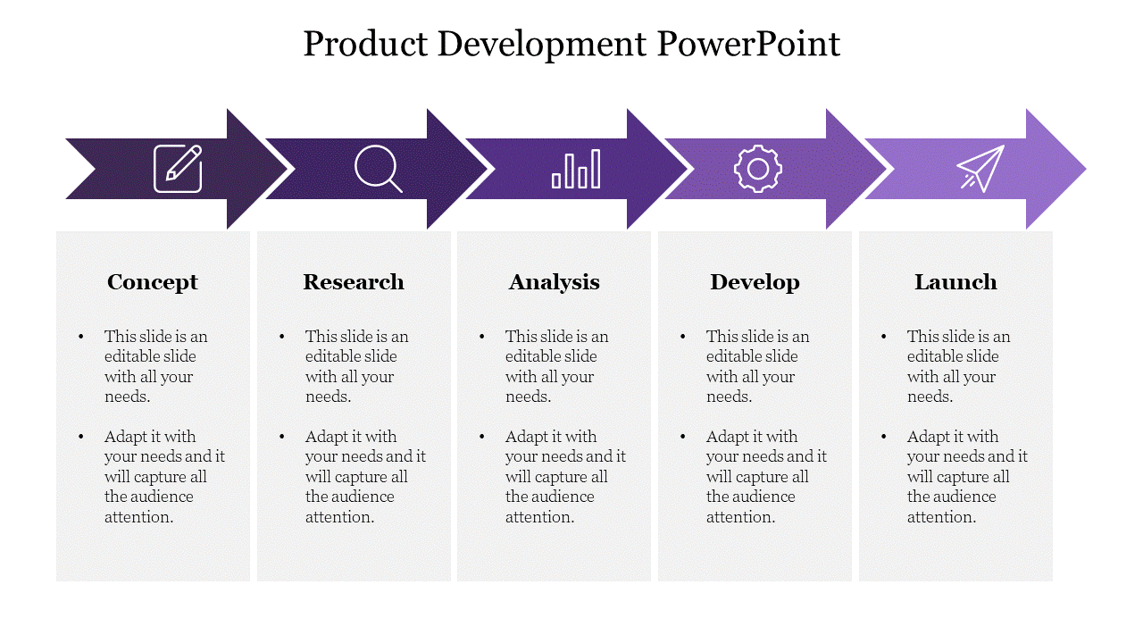 Product Development PowerPoint-Style 1-Purple